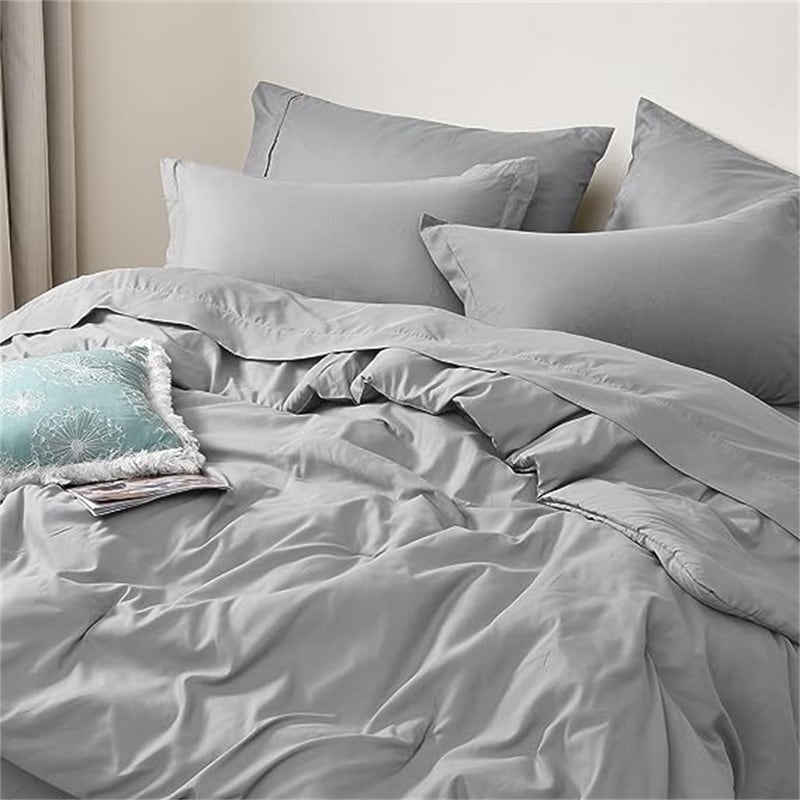 Soft Comforter Sets King Grey