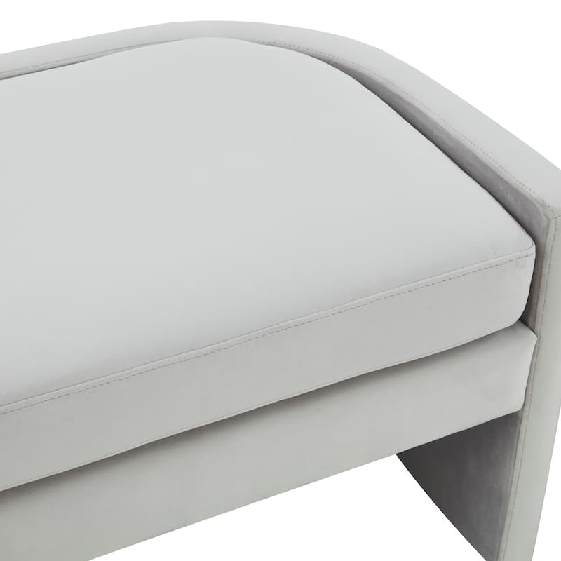 SAFAVIEH Couture Borghildur Curved Bench - 55Wx22Dx20H