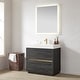 preview thumbnail 10 of 84, Huesca Bath Vanity with Composite Integral Sink Top and Mirror