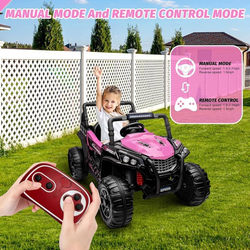 Electric Off-Road Truck 12V Kids Ride On UTV Car Toy for Kids Best Gift