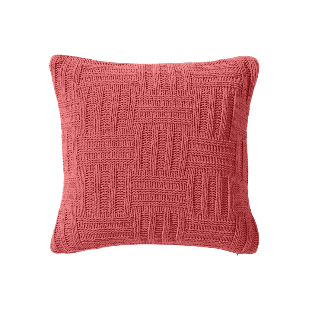 Tommy Bahama Chain Basket Orange Throw Pillow