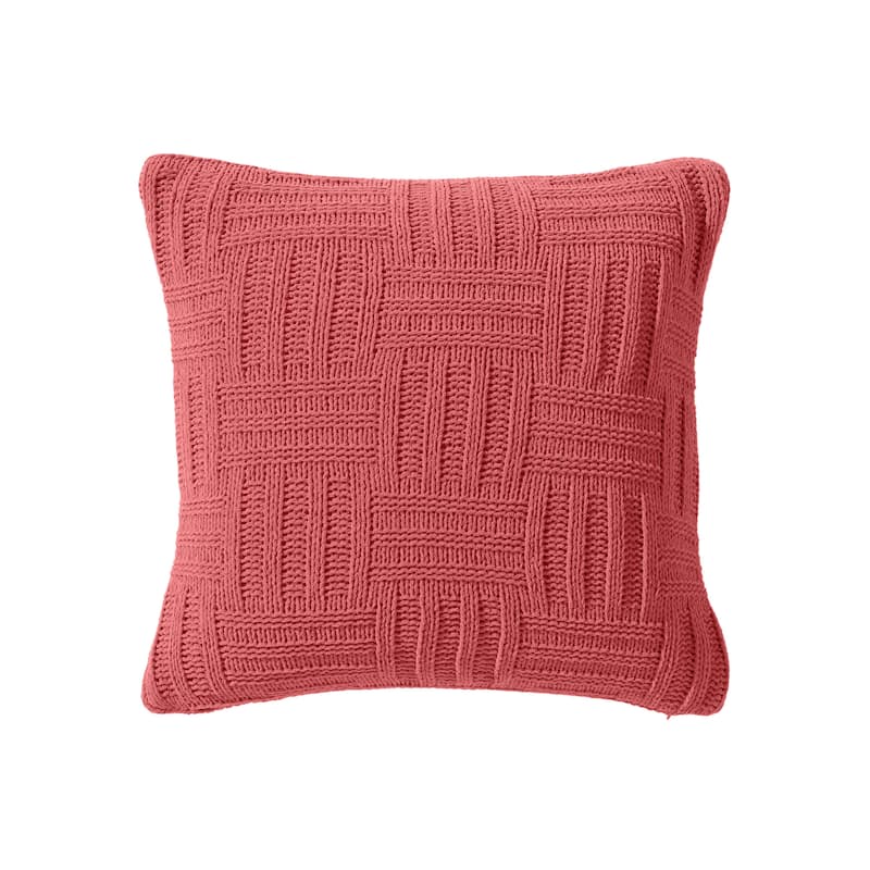 Tommy Bahama Chain Basket Orange Throw Pillow