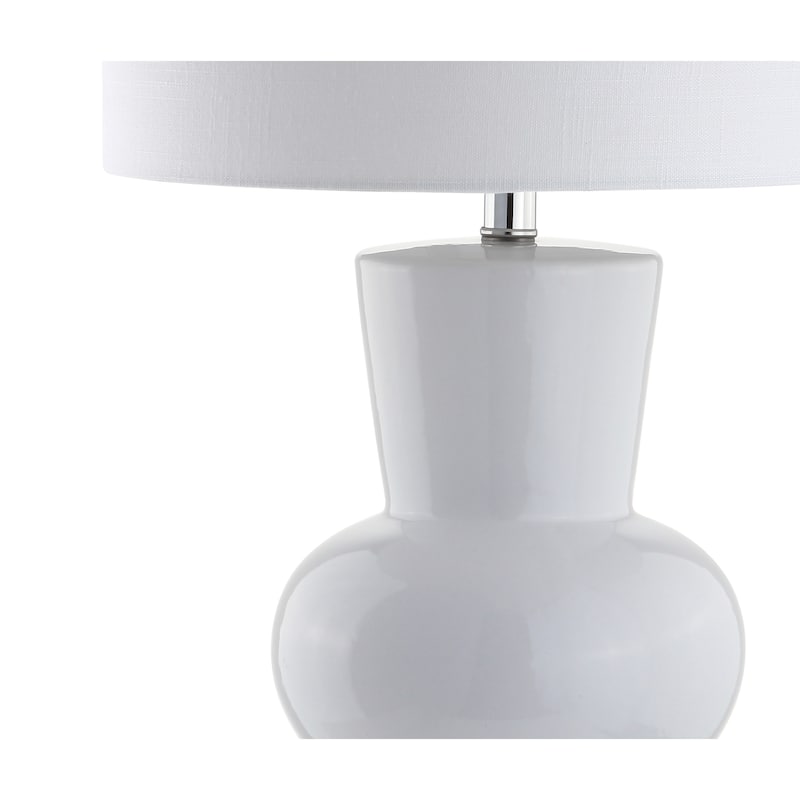 Baird 28.5" Ceramic LED Table Lamp, White by JONATHAN Y