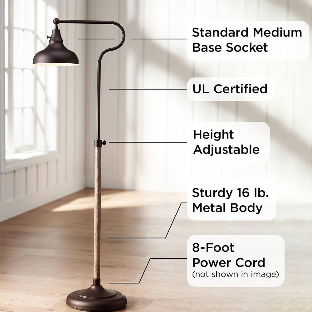 Ferris adjustable downbridge pharmacy floor lamp top
