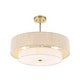 preview thumbnail 31 of 30, GetLedel 20" 4-Light Hand-woven Rope Drum Semi-flush Mount Chandelier