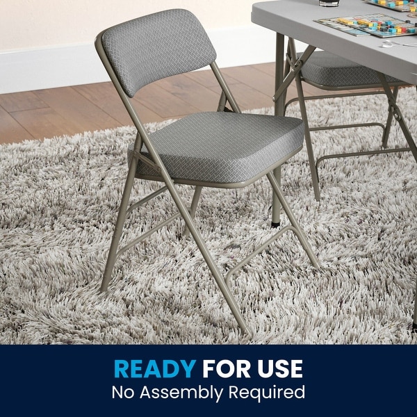 TUBULAR STEEL FOLDING CHAIR グレー2脚 TUBULAR STEEL FOLDING CHAIR | Metal Products,Chair, Stool