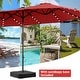 preview thumbnail 8 of 7, 15ft Patio Umbrella Outdoor Market Umbrella with Base and LED Lights