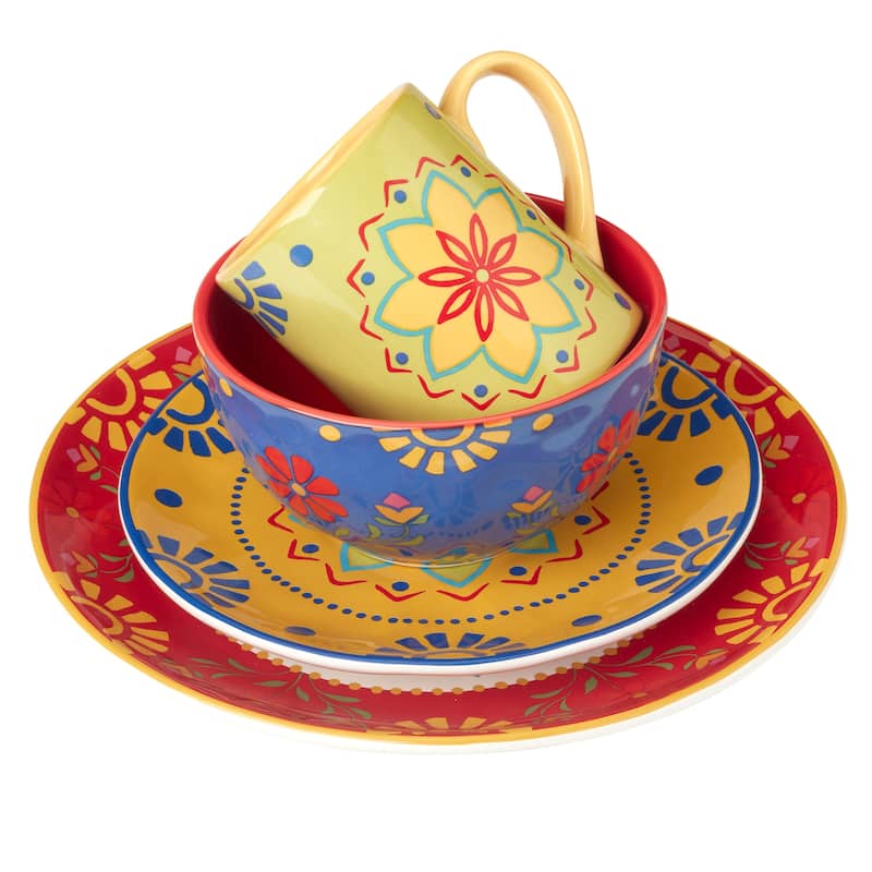 Certified International Spice Love 16-piece Dinnerware Set, Service for 4