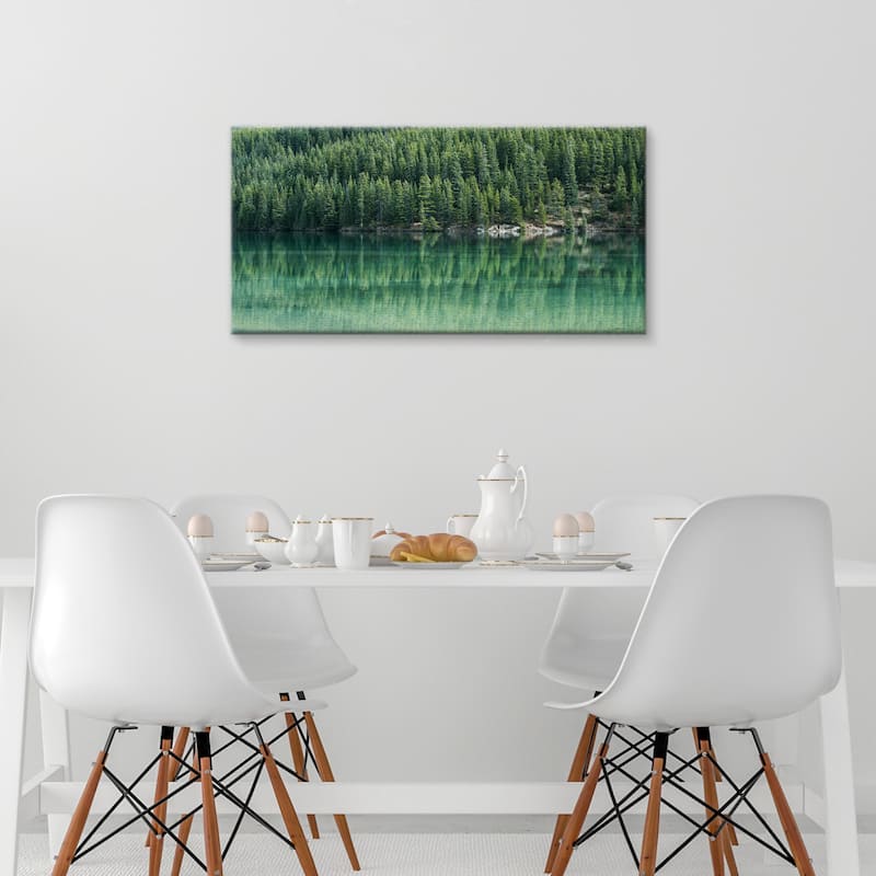 Reflected Forest Canvas Art Print