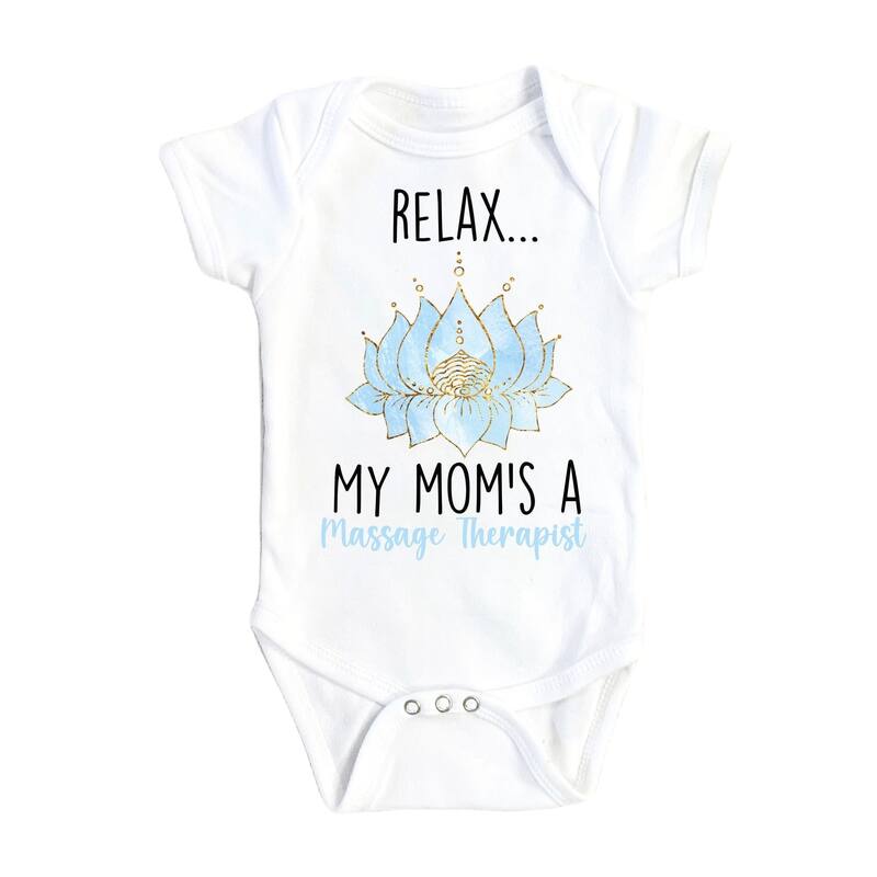 Yoga Namaste Mom - Baby Boy Girl Clothes Infant Bodysuit Funny Cute Newborn 1C - White - Newborn