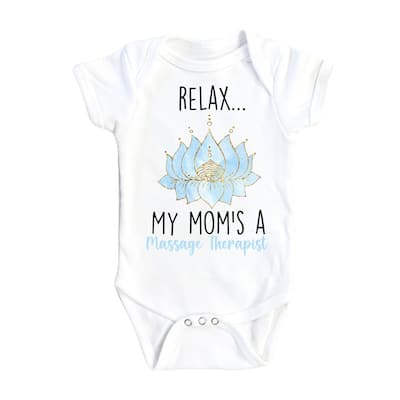 Yoga Namaste Mom - Baby Boy Girl Clothes Infant Bodysuit Funny Cute Newborn 1C