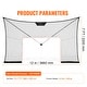 preview thumbnail 8 of 12, Hockey Goal Backstop Net Portable Indoor Outdoor Hockey Training Net