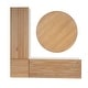 preview thumbnail 4 of 10, Josie Two Tone Backless Corner Nook Set