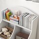 preview thumbnail 3 of 8, Kids Toy Storage Organizer Bookcases with Drawer and Shelves