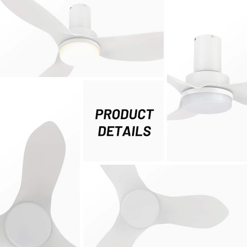 CARRO Haddington 45-inch Indoor Ceiling Fan with Light and Remote