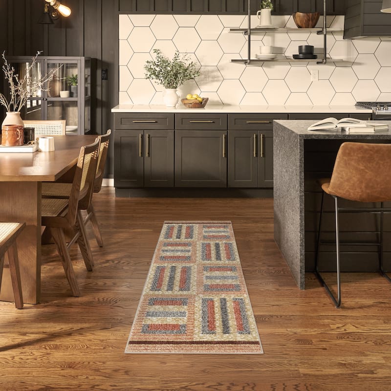 Nourison Nordic Indoor only Abstract Area Rug - 2' x 6' - Multicolor - Runner