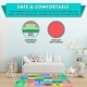 preview thumbnail 9 of 8, ProsourceFit Kids Floor Play Mat 3/8-in, 36 Sq Ft - 36 Tiles