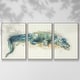 preview thumbnail 15 of 18, Alligator - Multi Piece Framed Canvas