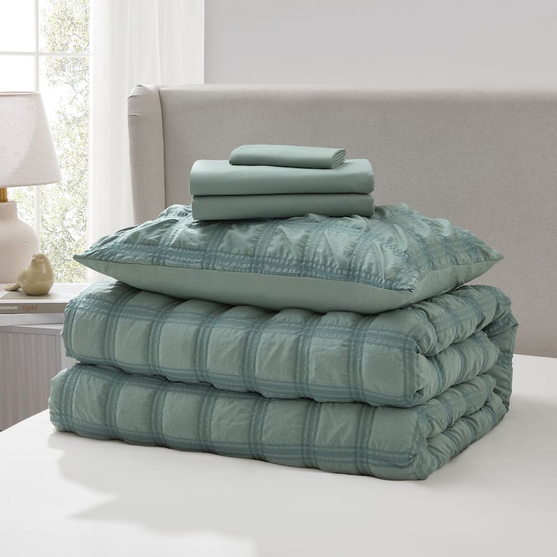 Empyrean Modern Comforter Seer Sucker