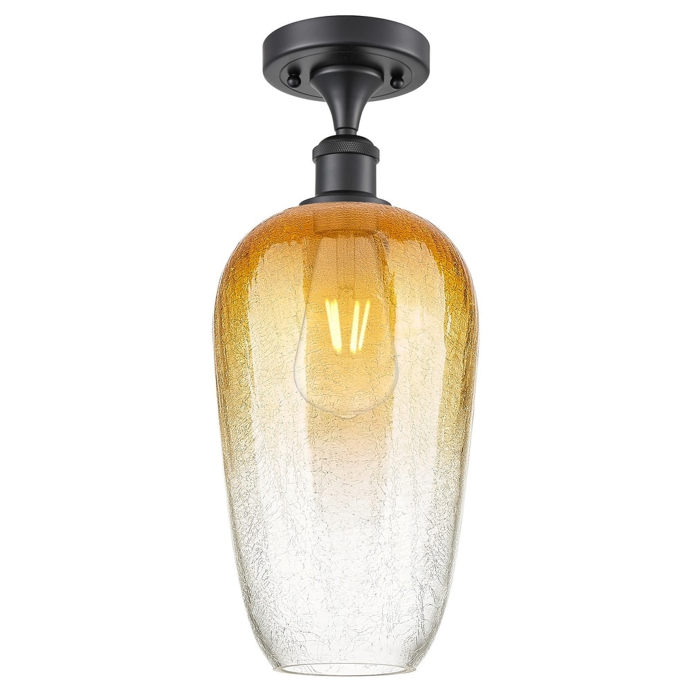 Innovations Lighting 516-1C-16-7 Brookhaven Flute Semi-Flush