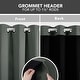 preview thumbnail 28 of 91, Deconovo 100 Percent Blackout with Liner Grommet Curtain (2 Panel)