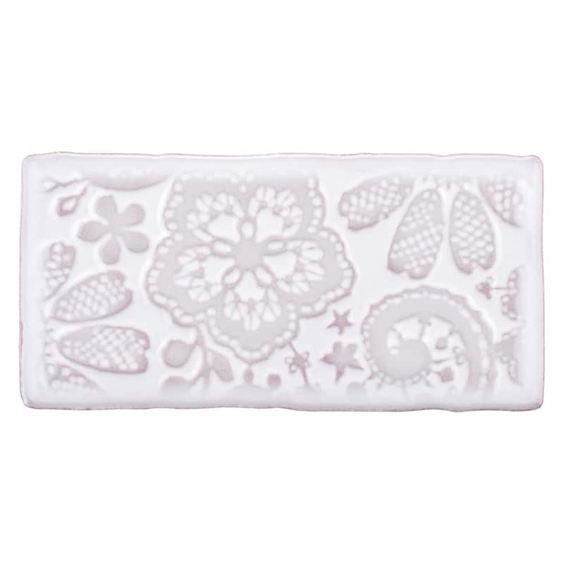 Merola Tile Antic Feelings Milk 3" x 6" Ceramic Wall Tile