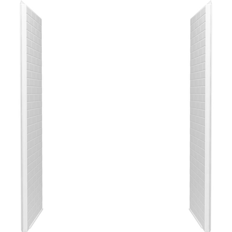 Sterling 72575100 Traverse 30" X 72-1/4" Shower End Wall Set - White