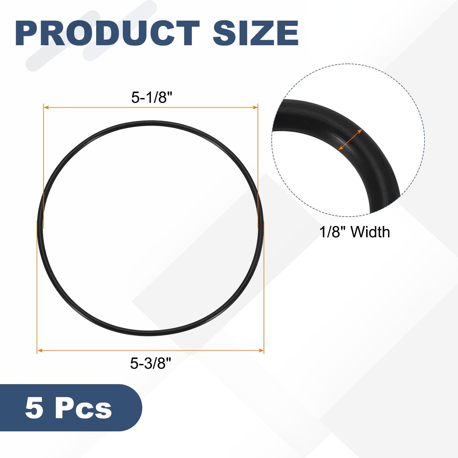 O-rings, Nitrile Rubber O-Rings Round Sealing Gasket for Automotive Machine Plumbing Sealing Repair