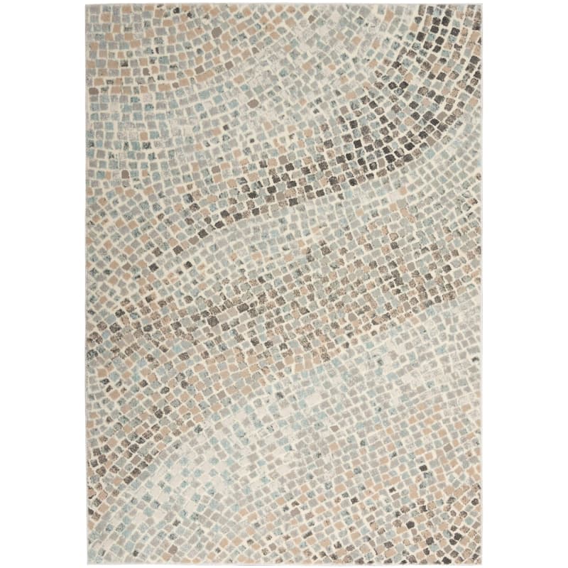 Nourison Marmara Contemporary Mosaic Abstract Area Rug