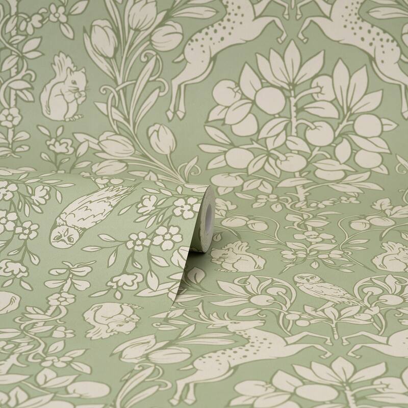 Brewster Richmond Sage Floral Wallpaper