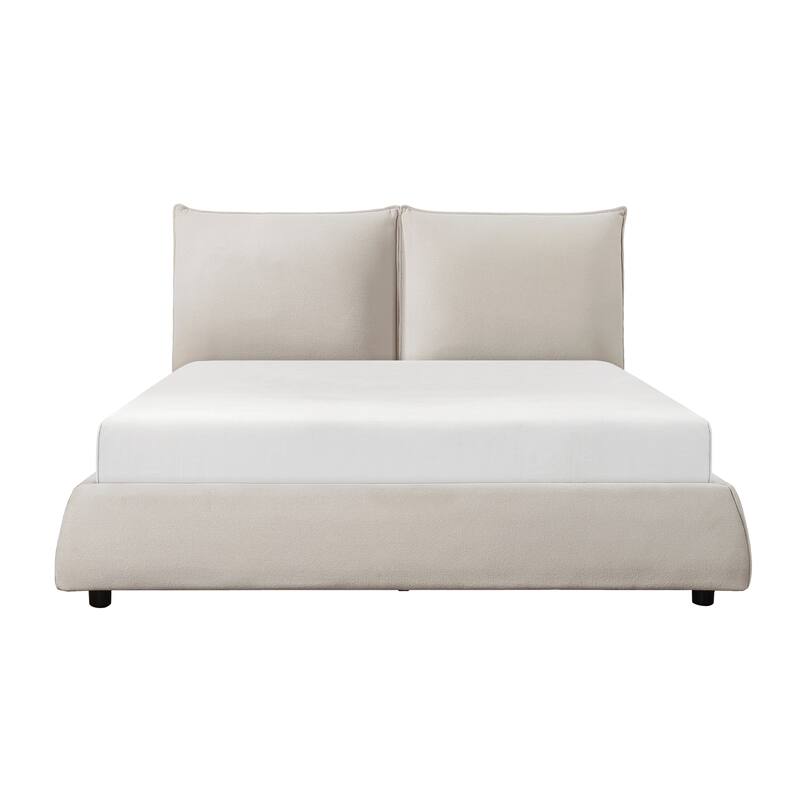 Layton Chenille Upholstered Platform Bed, Full