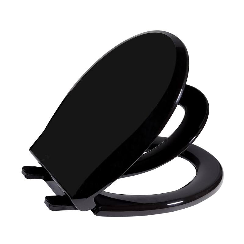 2 in 1 Toilet Seat for Toddlers and Adults - Black