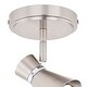 preview thumbnail 5 of 3, Alto 1 Light LED Brushed Nickel Adjustable Ceiling Spot Light - 5-in W x 7.25-in H x 5-in D