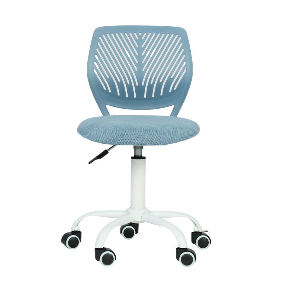 HomyLin Armless Swivel Kids Desk Chair with Mesh Padded Seating
