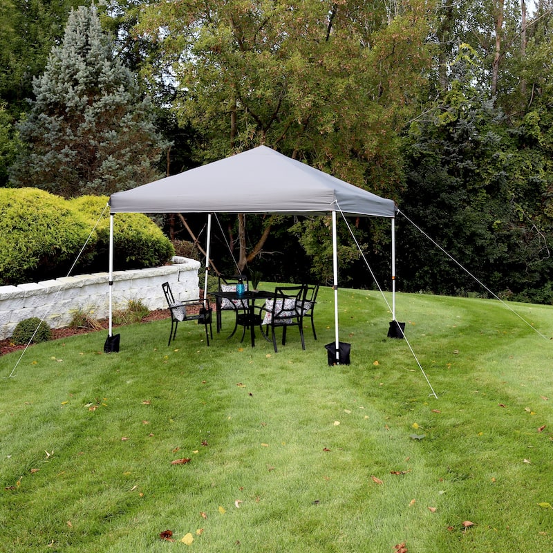 Sunnydaze Standard Pop-Up Canopy with Carry Bag and Sandbags