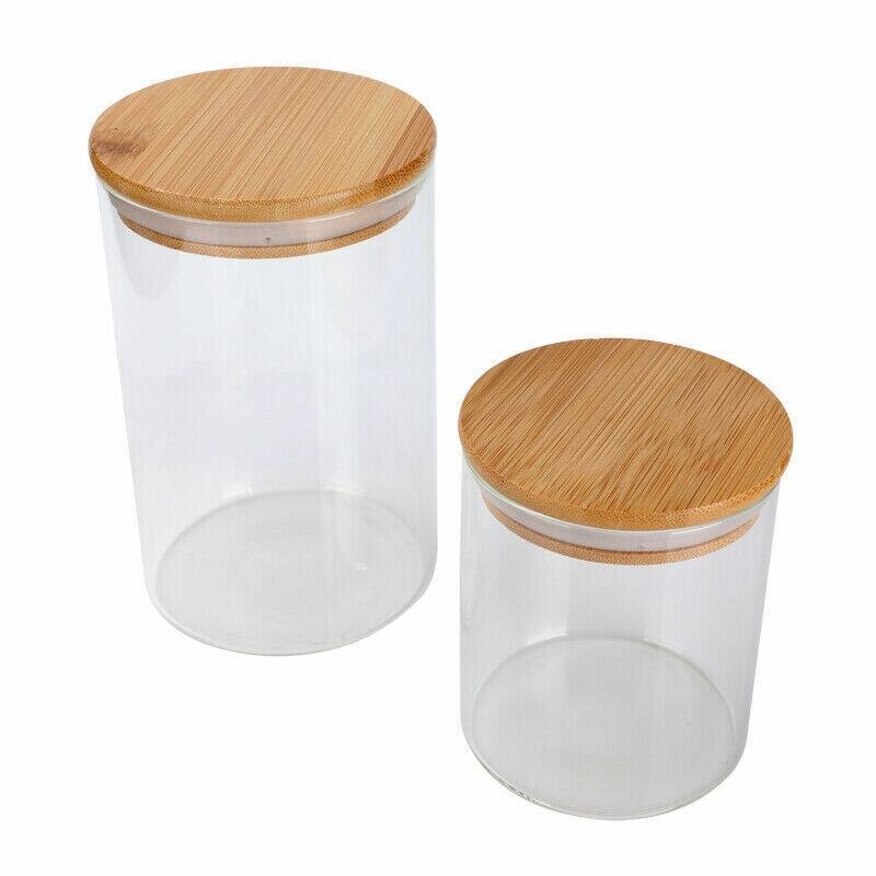 Airtight Glass Food Storage Jars with Clear Lids Bed Bath & Beyond