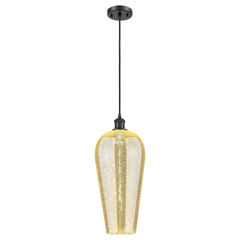Innovations Lighting Endless Possibilities Ballston - Chelsea - 1 Light 8" Cord Hung Mini Pendant - Mercury/Matte Black