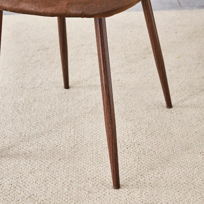 4PCS Metal Fabric Dining Chair