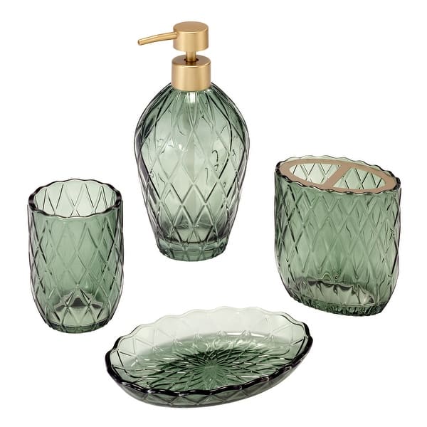 Nicole Miller Bijou 4-Piece Bath Accessory Set