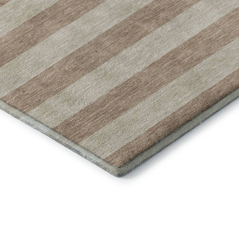 Premium Washable Super Soft Cabana Stripe Mayfield Rug