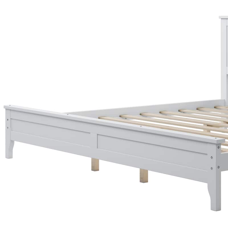 Modern Solid Wood Platform Bed