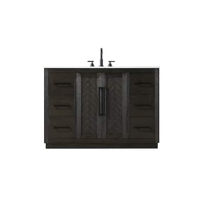 Elegant Lighting VF29048 Chase 48" Free Standing Single Basin Vanity