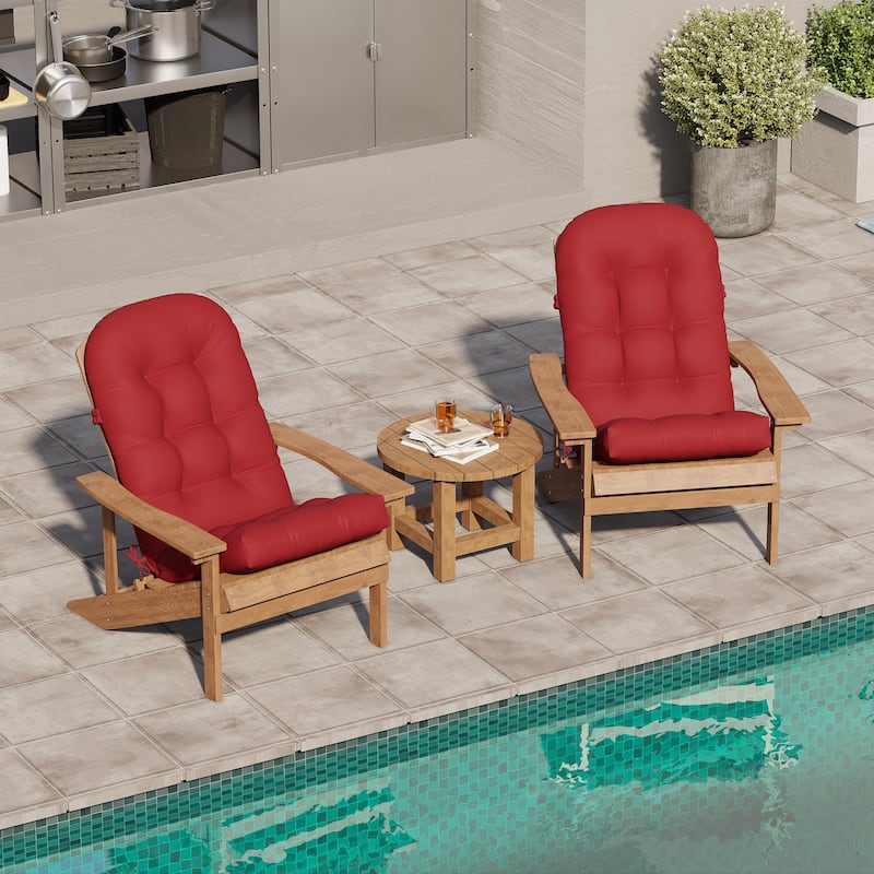 Adirondack Style Patio Outdoor Chair Cushion for Adirondack Chair or Lounge Rocking Chair - See picture
