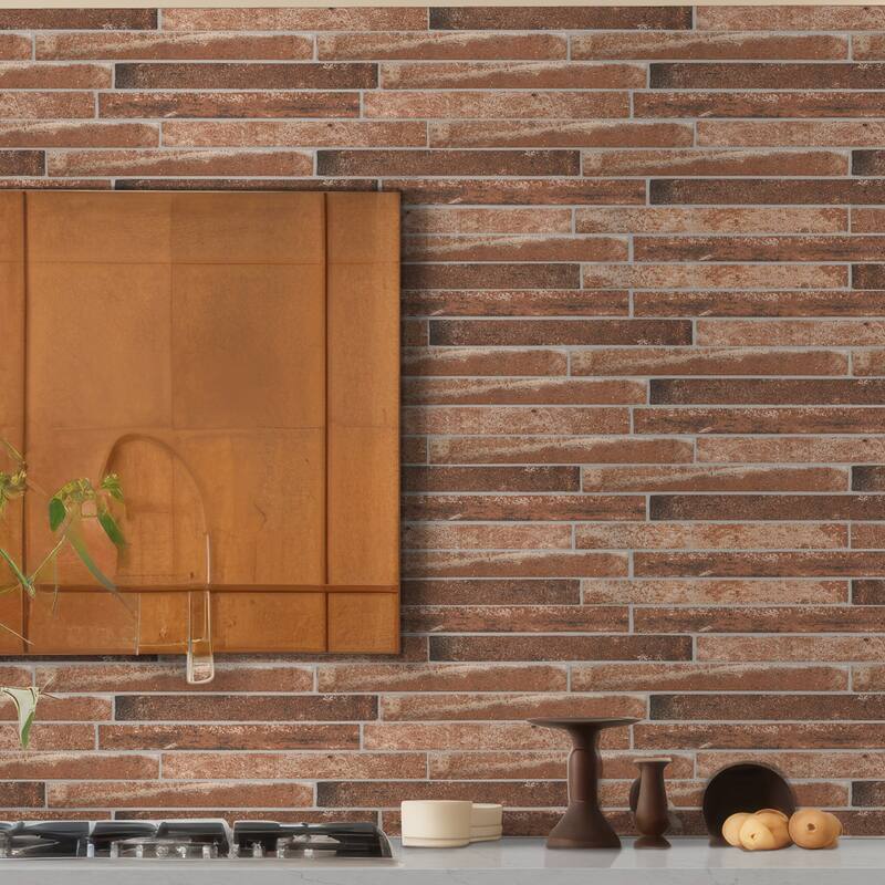 Ackland AKNPTMON2X18M-CA Montello - 2" x 18" Porcelain Brick Floor and