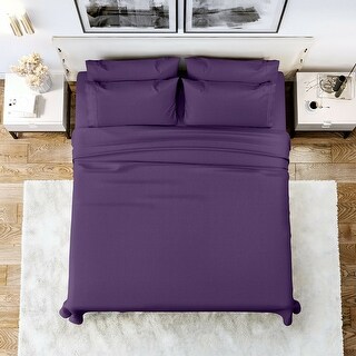 6 PC Bed Sheet Set Deep Pocket 1000 TC Egyptian Cotton Cal King & All Color 