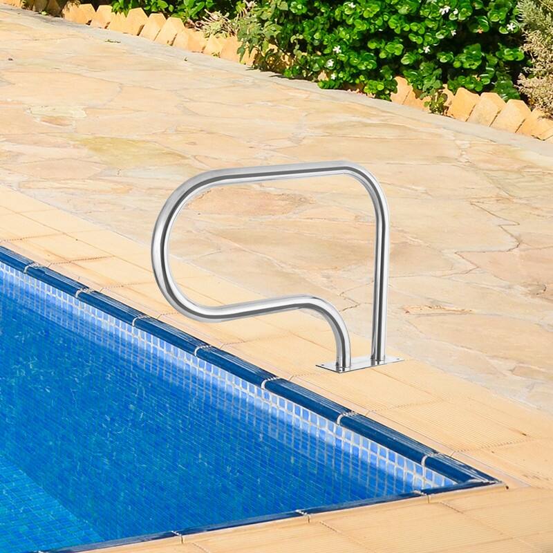 Swimming 3-Bend Stainless Steel Pool Hand Rail for Inground Pool