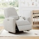 preview thumbnail 13 of 19, Freya Power Swivel Glider Recliner Nursery Chair Dove Grey