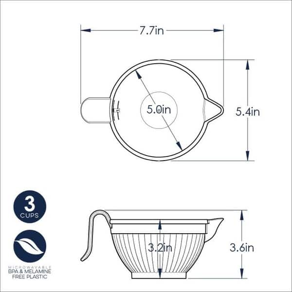 Nordic Ware Micro Mix & Melt - White