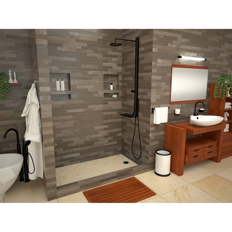 Tile Redi 3760RPVC Redi Base 60" x 37" Rectangular Shower Base with