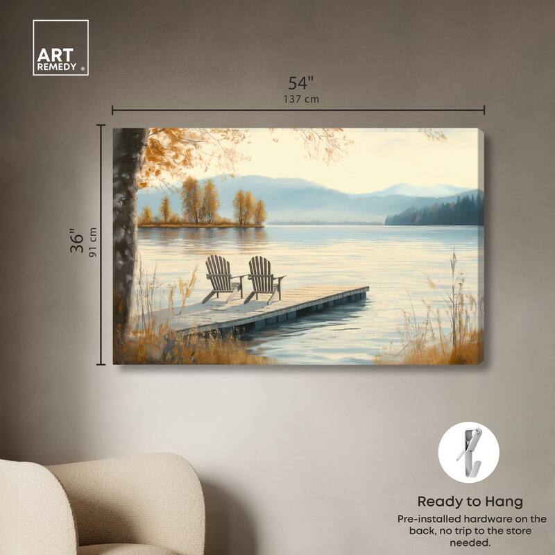 Lake of Dreams Canvas by Art Remedy, Gallery Wrapped
